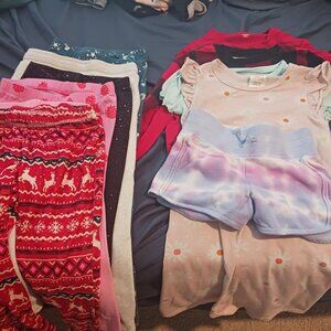 Girls Size 7-8 Pajama and comfort wear bundle